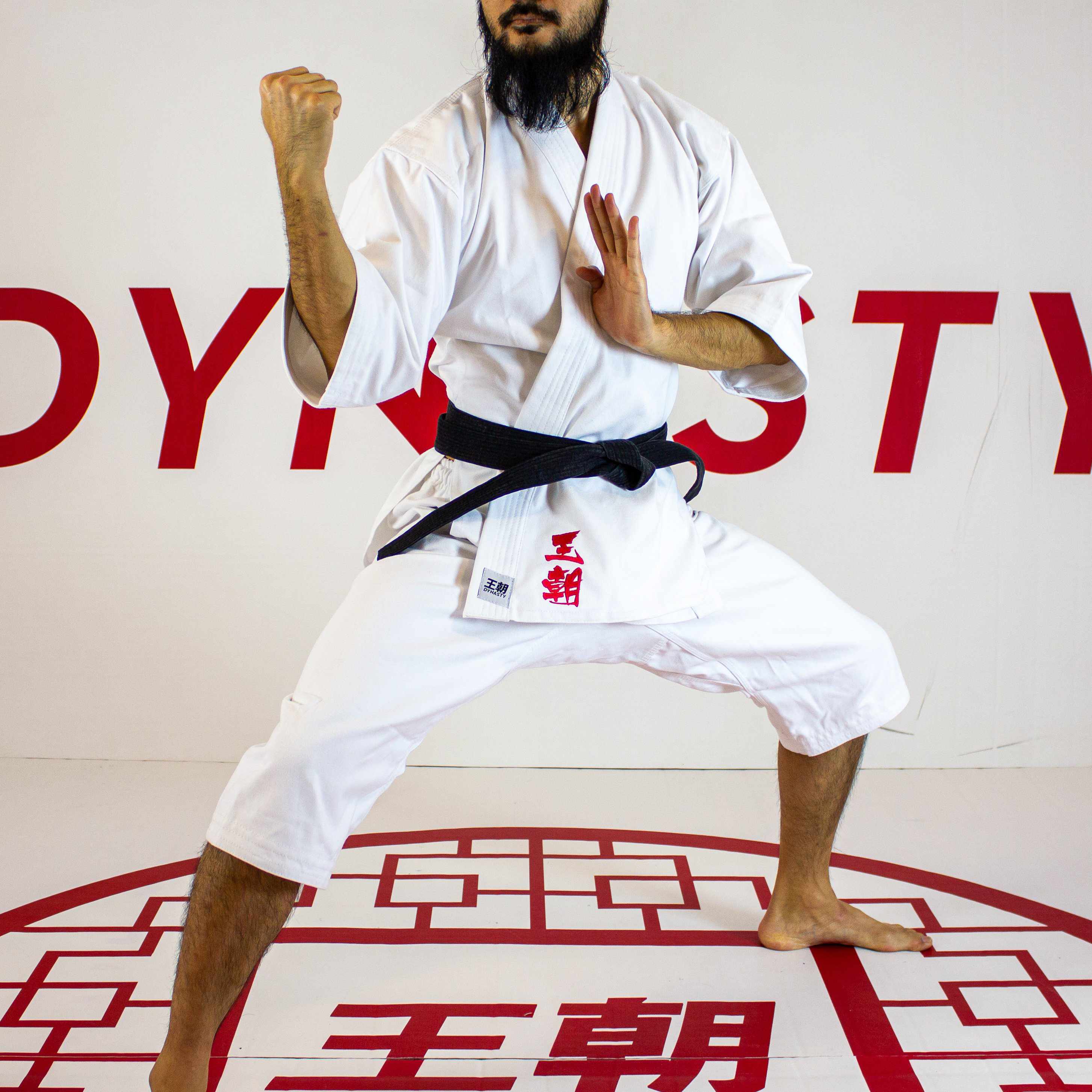 Dynasty Kuro Obi (KO #1) 14oz 3/4 Karate Gi-Hanfu Kimono Gi - Dynasty Clothing MMA