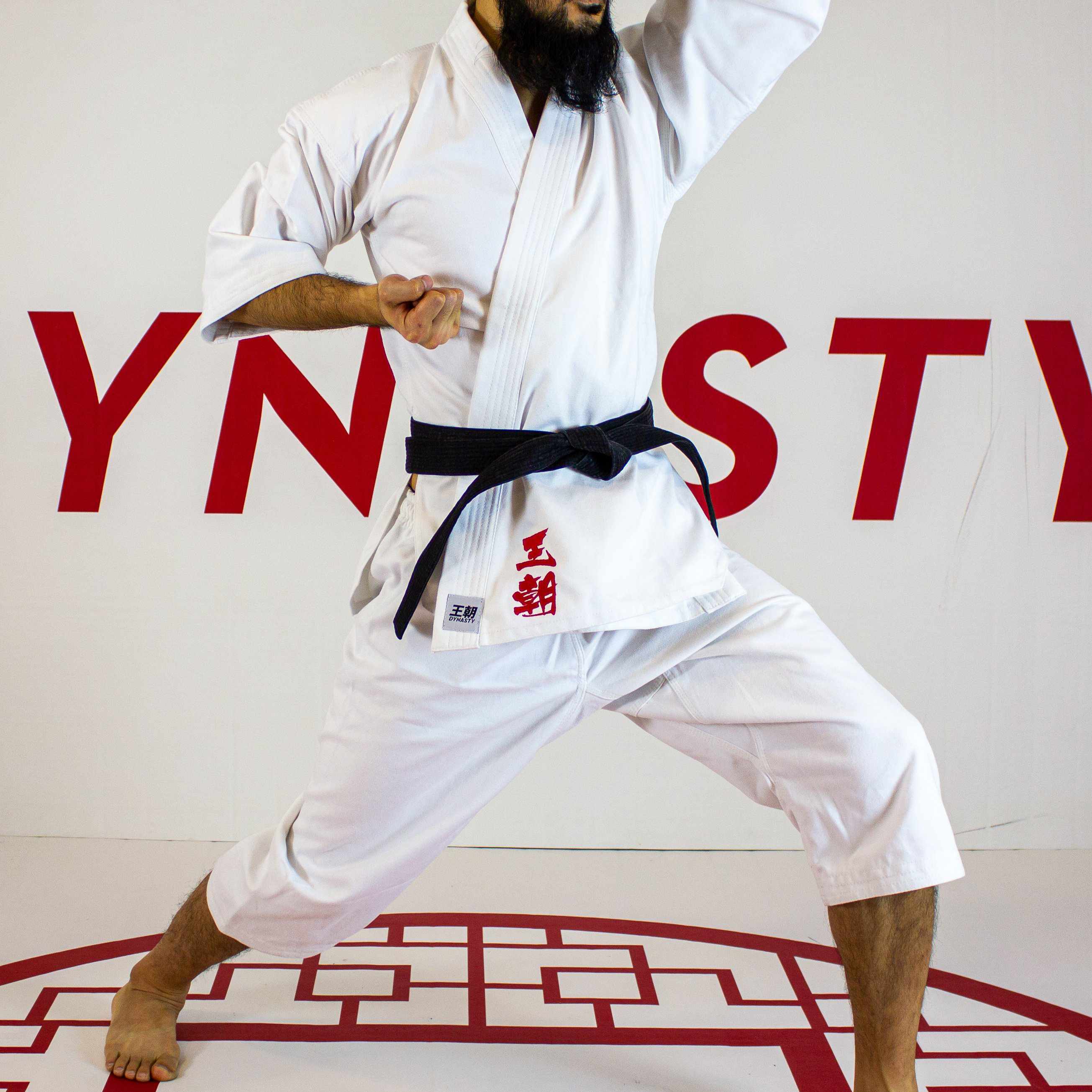 Dynasty Kuro Obi (KO #1) 14oz 3/4 Karate Gi-Hanfu Kimono Gi - Dynasty Clothing MMA