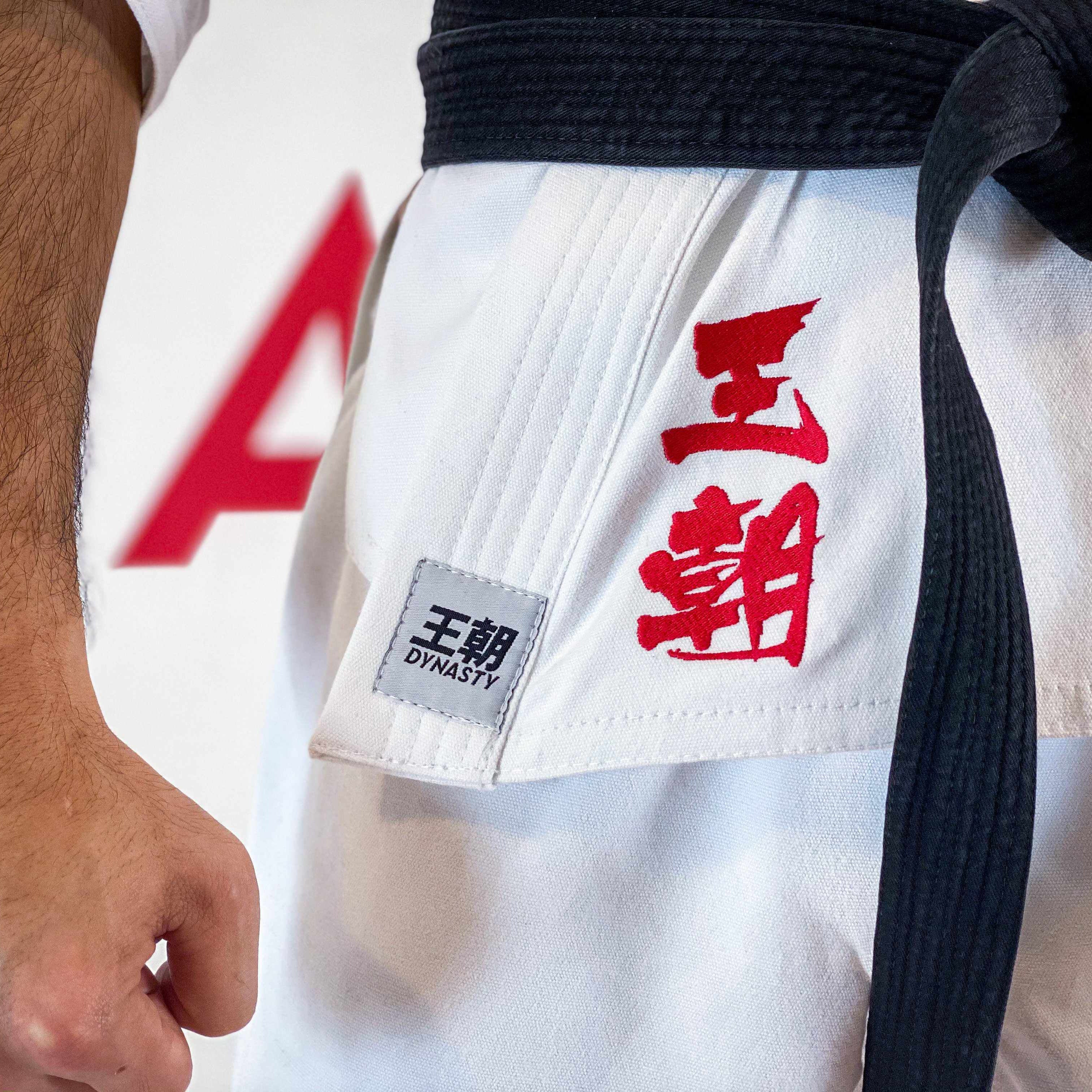 Dynasty Kuro Obi (KO #1) 14oz 3/4 Karate Gi-Hanfu Kimono Gi - Dynasty Clothing MMA