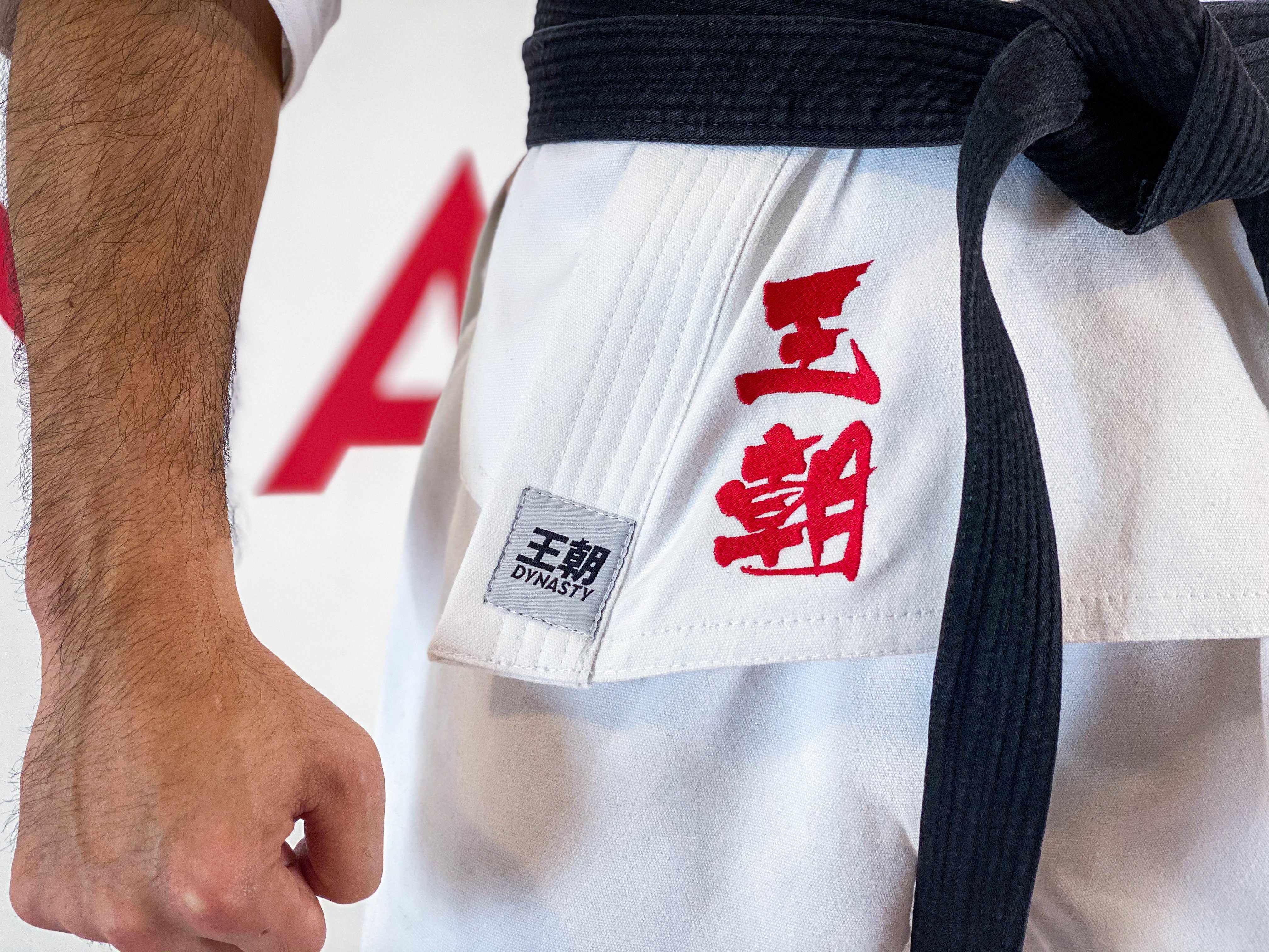 Dynasty Kuro Obi (KO #1) 14oz 3/4 Karate Gi-Hanfu Kimono Gi - Dynasty Clothing MMA