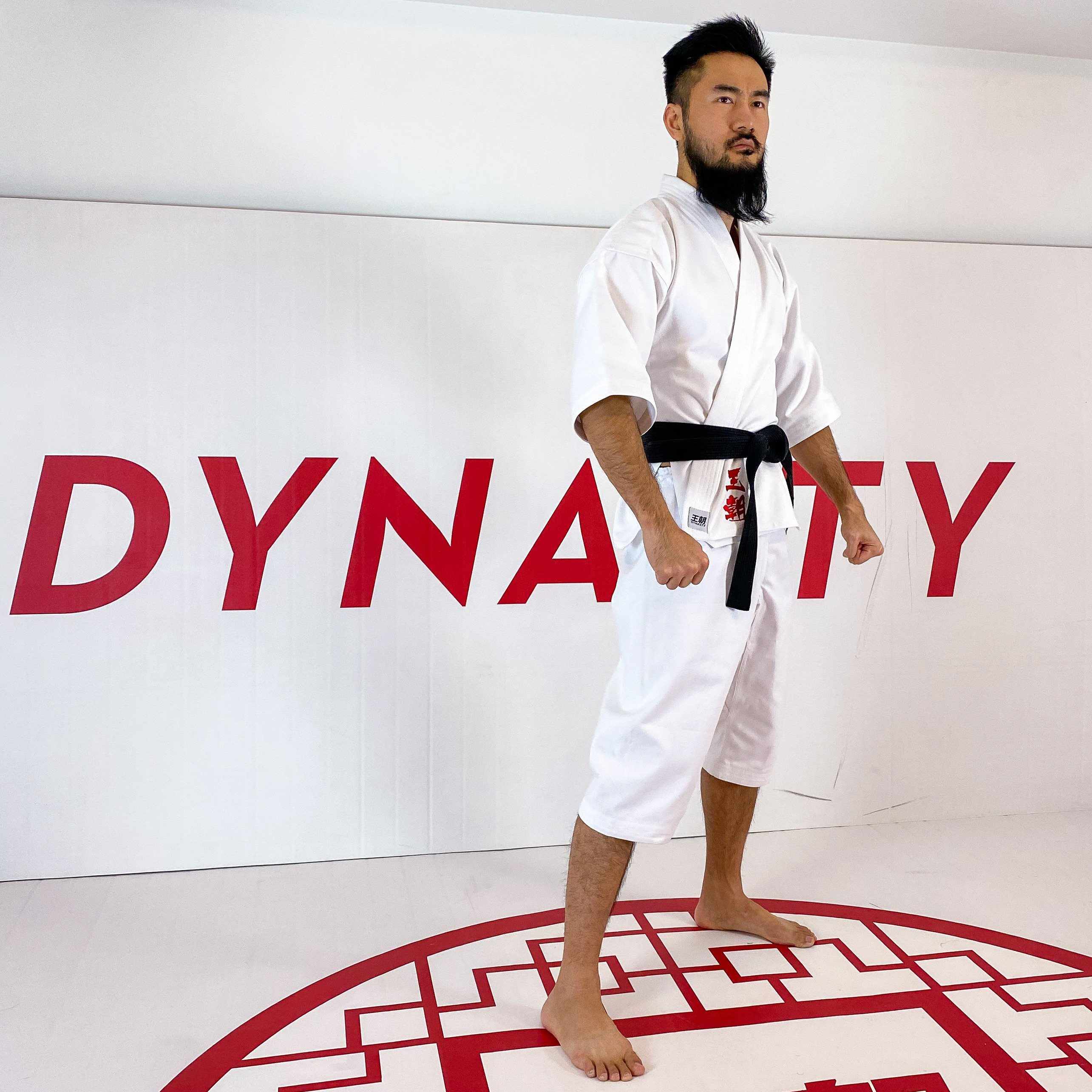 Dynasty Kuro Obi (KO #1) 14oz 3/4 Karate Gi-Hanfu Kimono Gi - Dynasty Clothing MMA