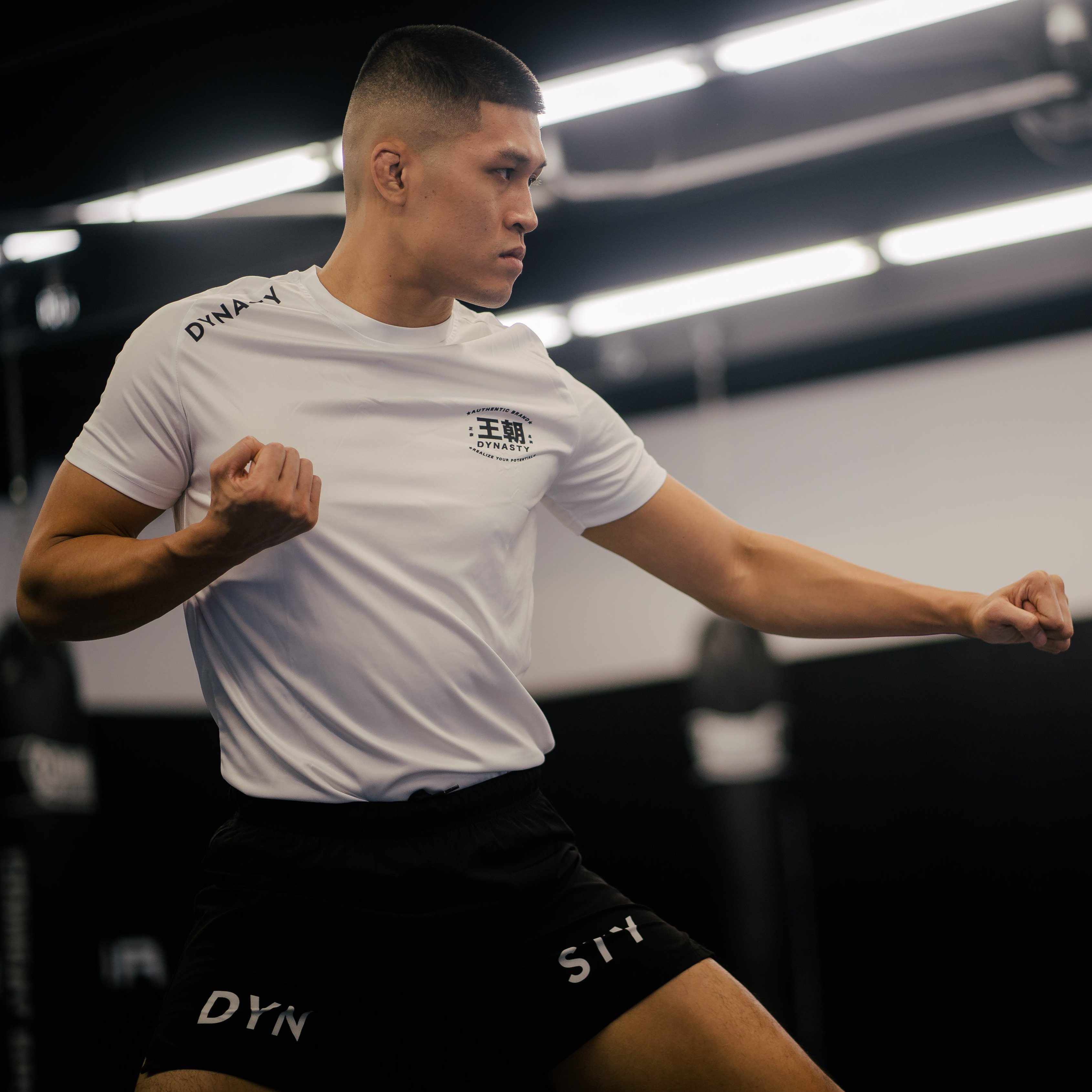 Dynasty Omni Training Shirt (White)-Training Shirts - Dynasty Clothing MMA