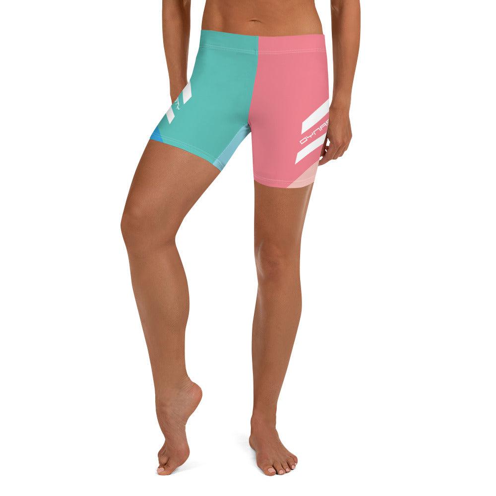 Dynasty Pastel Women's Yoga Bike Shorts-Compression Shorts - Dynasty Clothing MMA