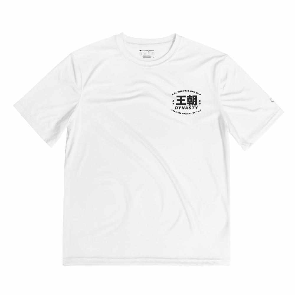 Dynasty Realize Your Potential Embroidered Champion Performance T-Shirt-T-Shirts - Dynasty Clothing MMA