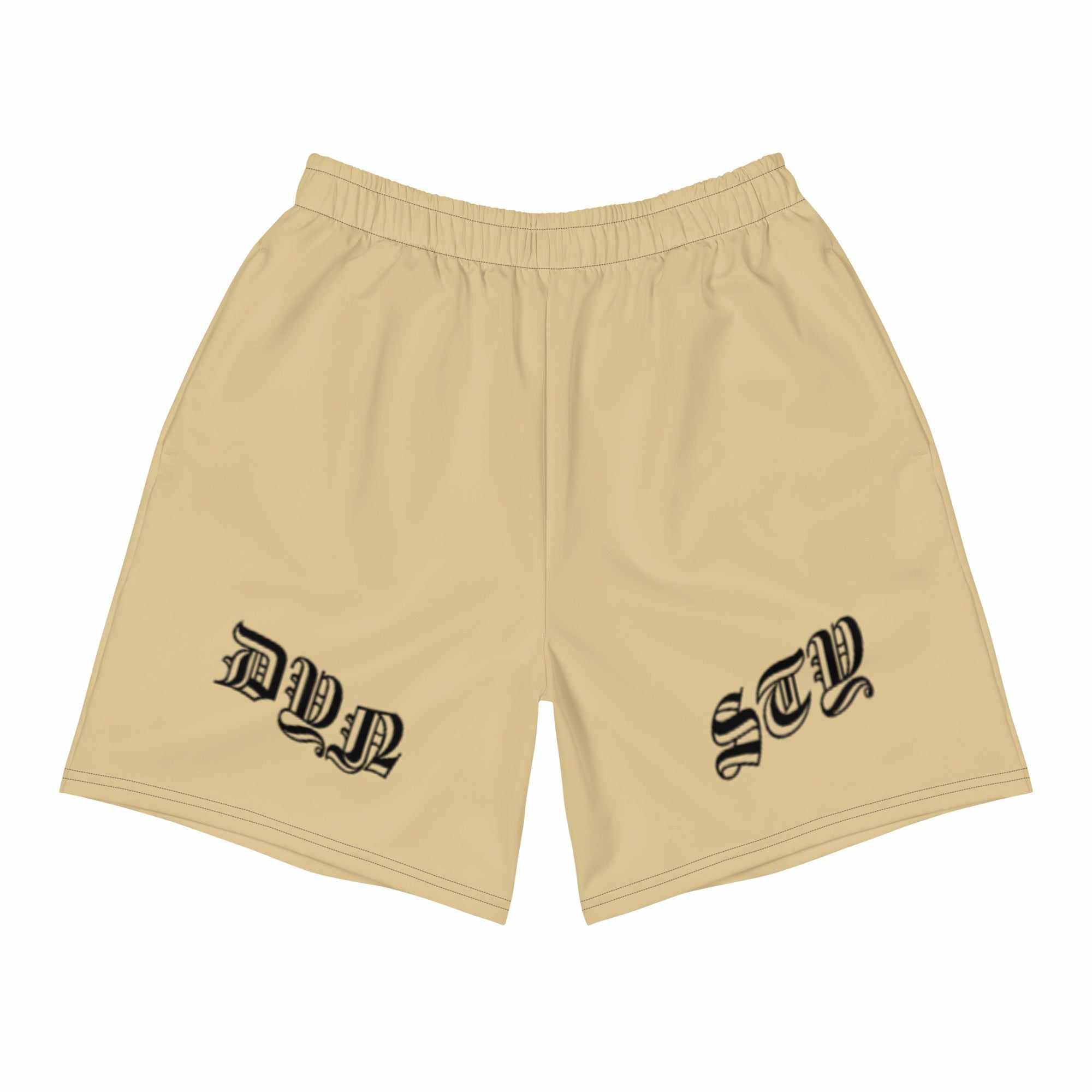 Dynasty Sunset Riders Active Training Workout Shorts (Khaki)-Training Shorts - Dynasty Clothing MMA