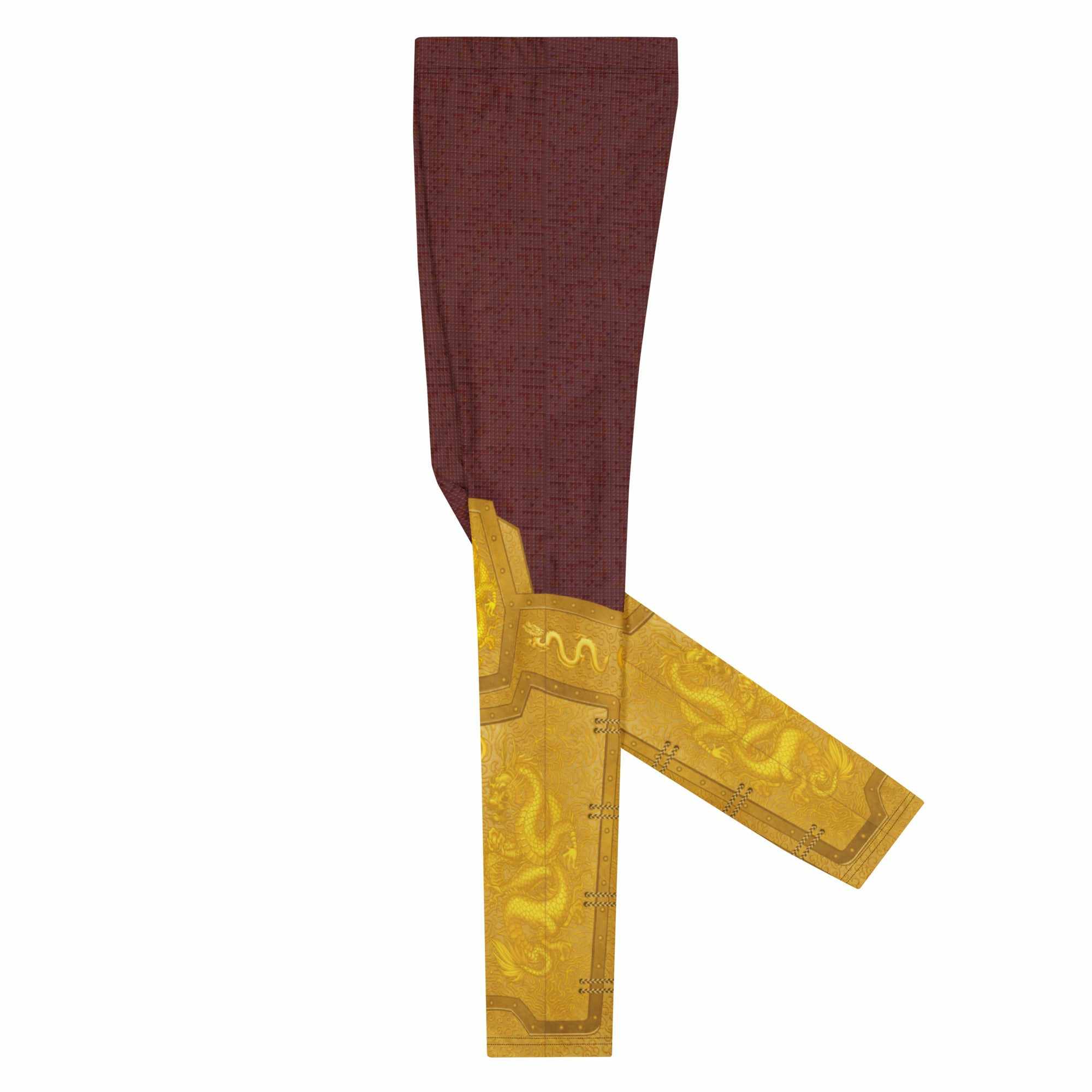 Emperor Golden Flower Grappling Spats-Grappling Spats / Tights - Dynasty Clothing MMA
