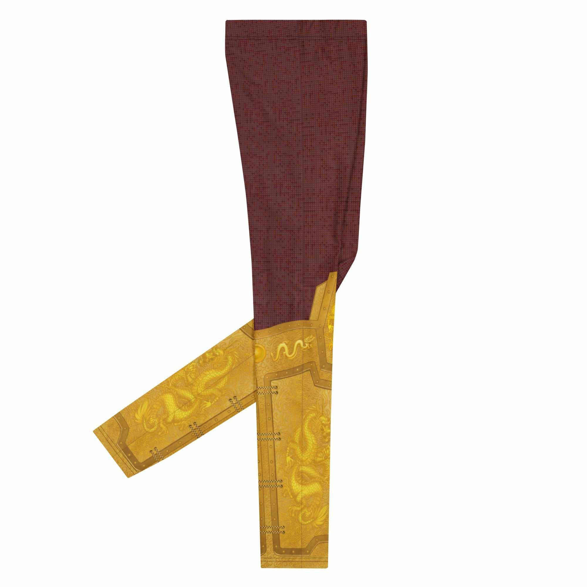 Emperor Golden Flower Grappling Spats-Grappling Spats / Tights - Dynasty Clothing MMA