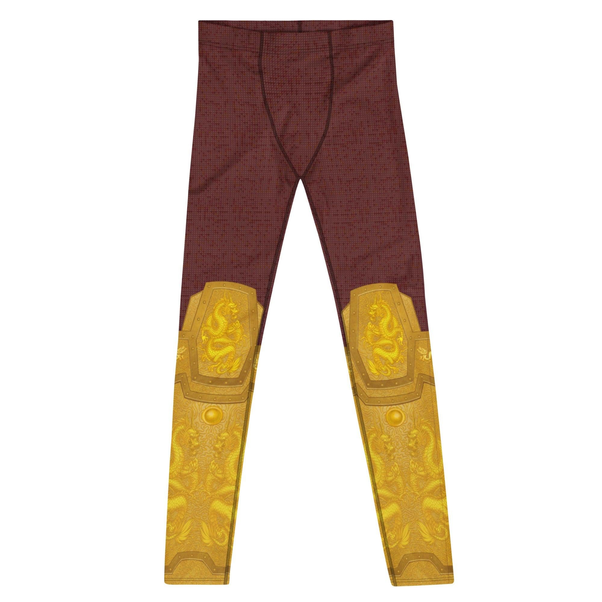 Emperor Golden Flower Grappling Spats-Grappling Spats / Tights - Dynasty Clothing MMA
