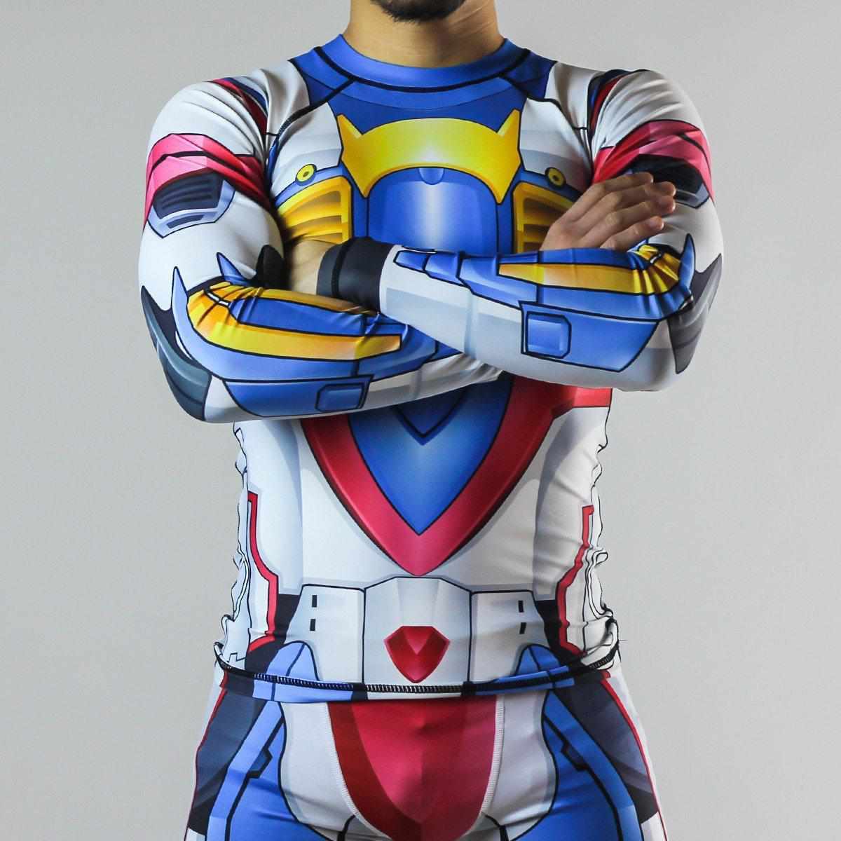 God Gundam Rash Guard-Rash Guards - Dynasty Clothing MMA