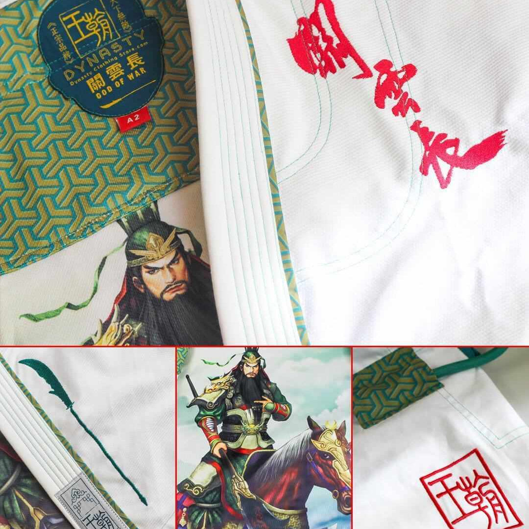 God of War Hanfu Kimono BJJ Gi-Hanfu Kimono Gi - Dynasty Clothing MMA