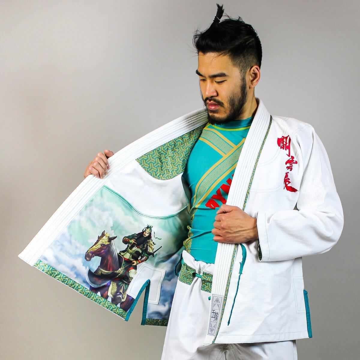God of War Hanfu Kimono BJJ Gi-Hanfu Kimono Gi - Dynasty Clothing MMA