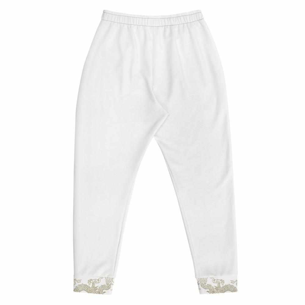 紅棍 Triad Enforcer Unisex Joggers (White)-Joggers Set - Dynasty Clothing MMA