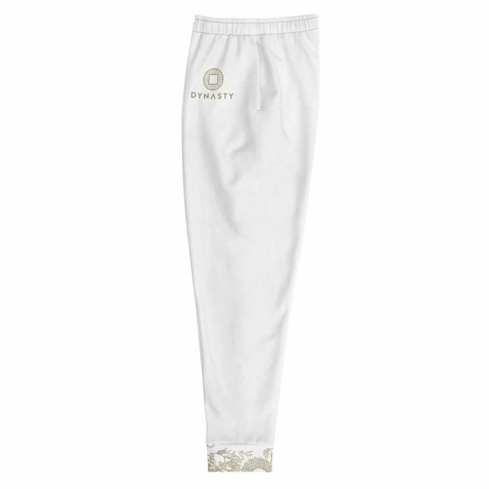 紅棍 Triad Enforcer Unisex Joggers (White)-Joggers Set - Dynasty Clothing MMA