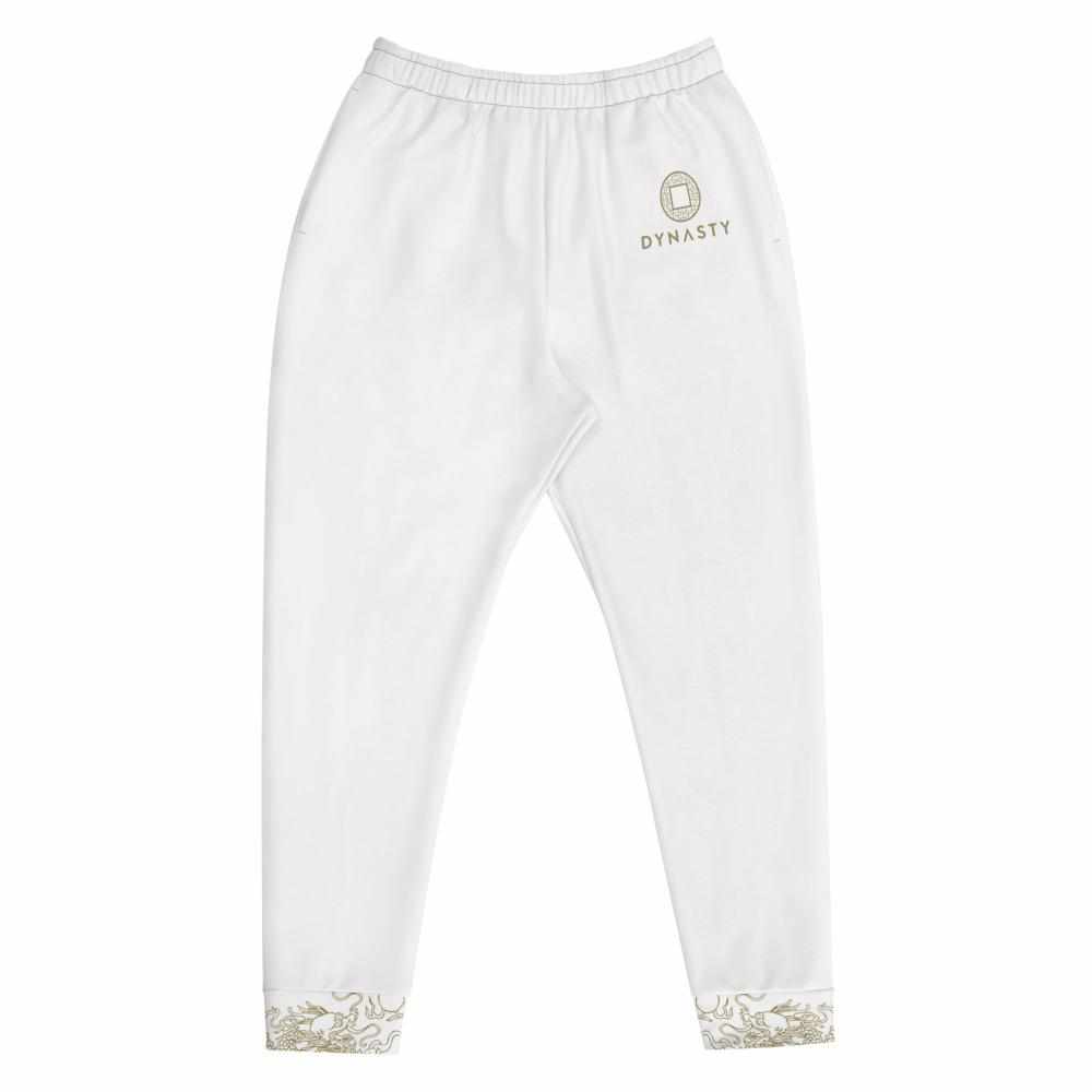紅棍 Triad Enforcer Unisex Joggers (White)-Joggers Set - Dynasty Clothing MMA