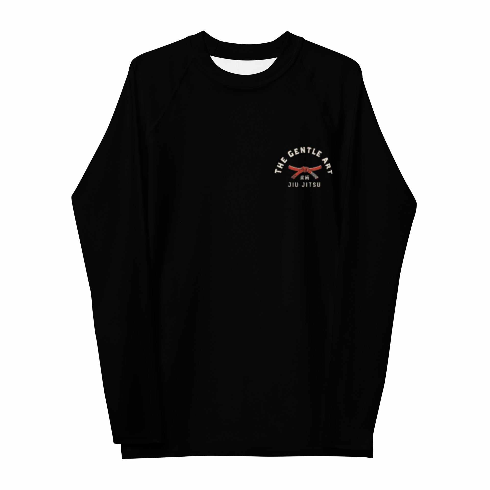 Jiu-Jitsu "Roll 'Till Death" Rash Guard (Black)-Rash Guards - Dynasty Clothing MMA