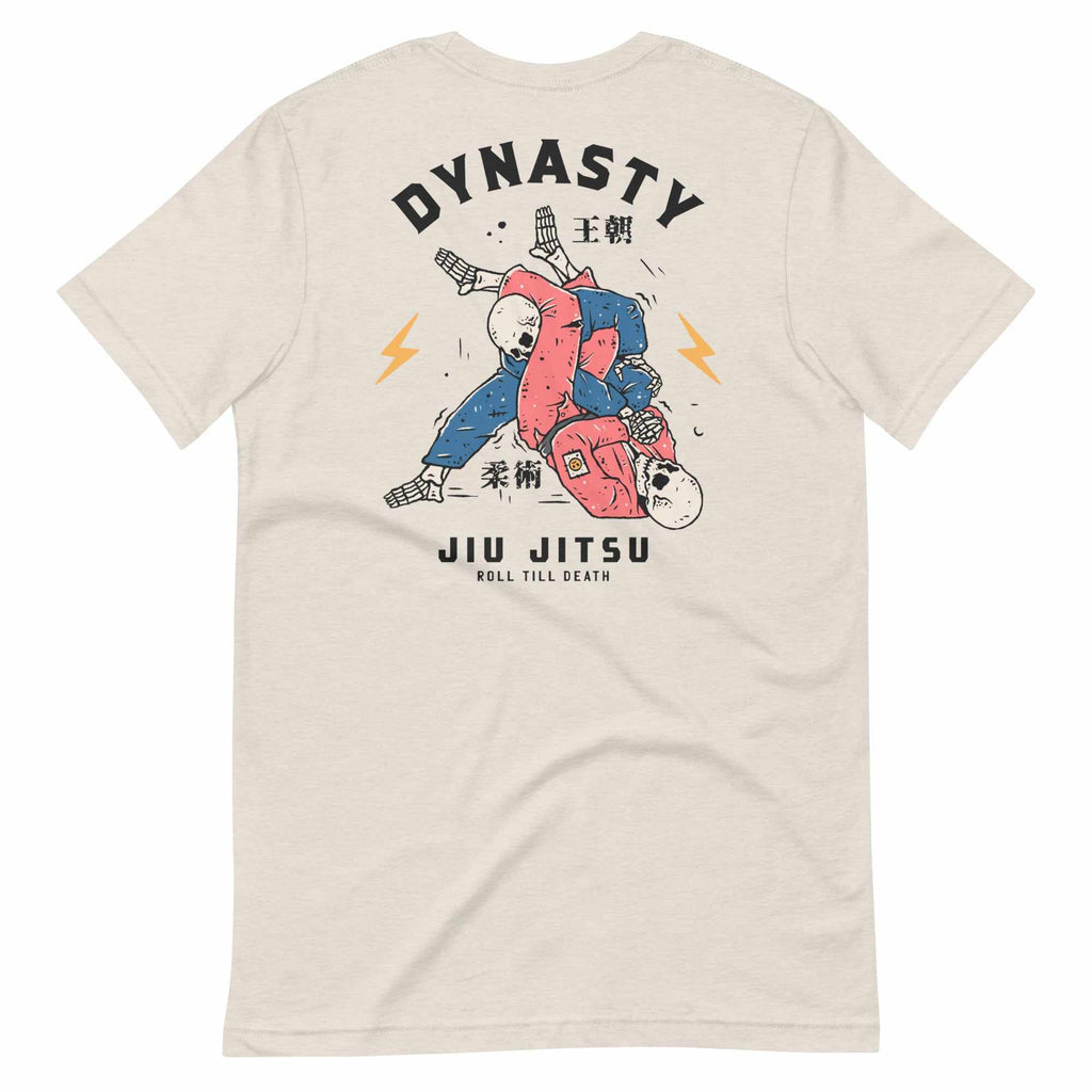 Jiu-Jitsu "Roll Till Death" T-Shirt (Black Belt)-T-Shirts - Dynasty Clothing MMA