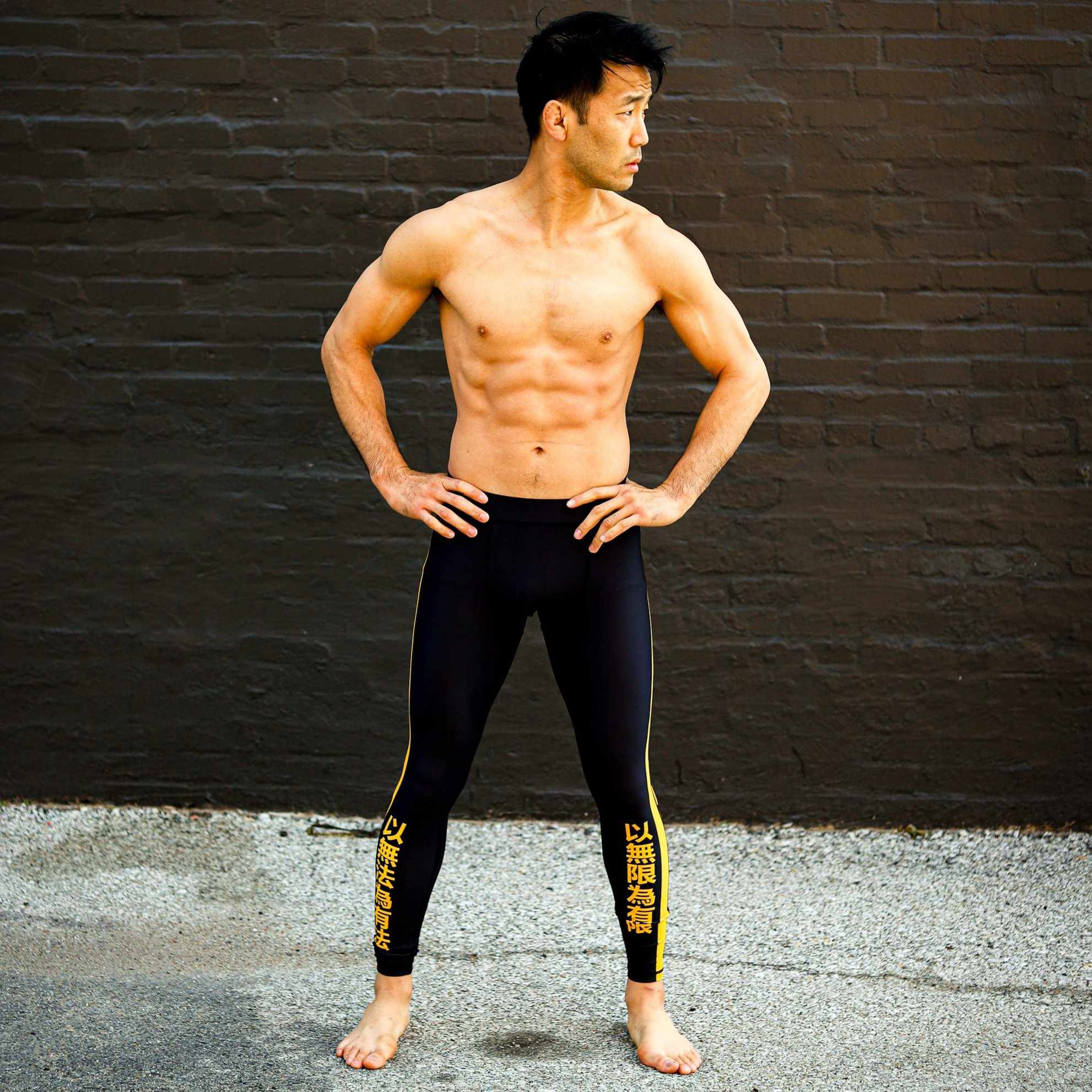 Legendary Spirit Elite Grappling Spats (Black)-Grappling Spats / Tights - Dynasty Clothing MMA