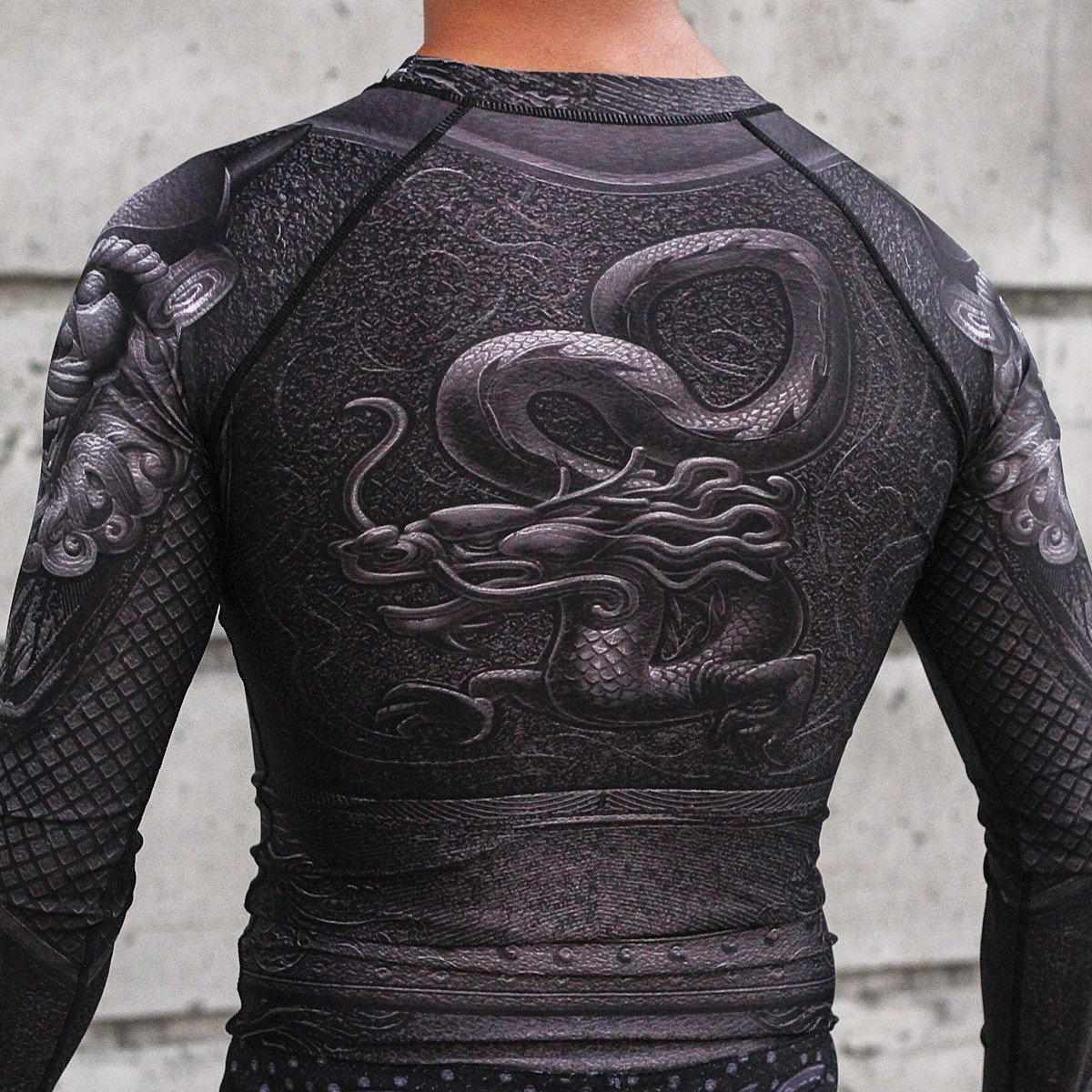 Lord Godless Rash Guard (Black)-Rash Guards - Dynasty Clothing MMA