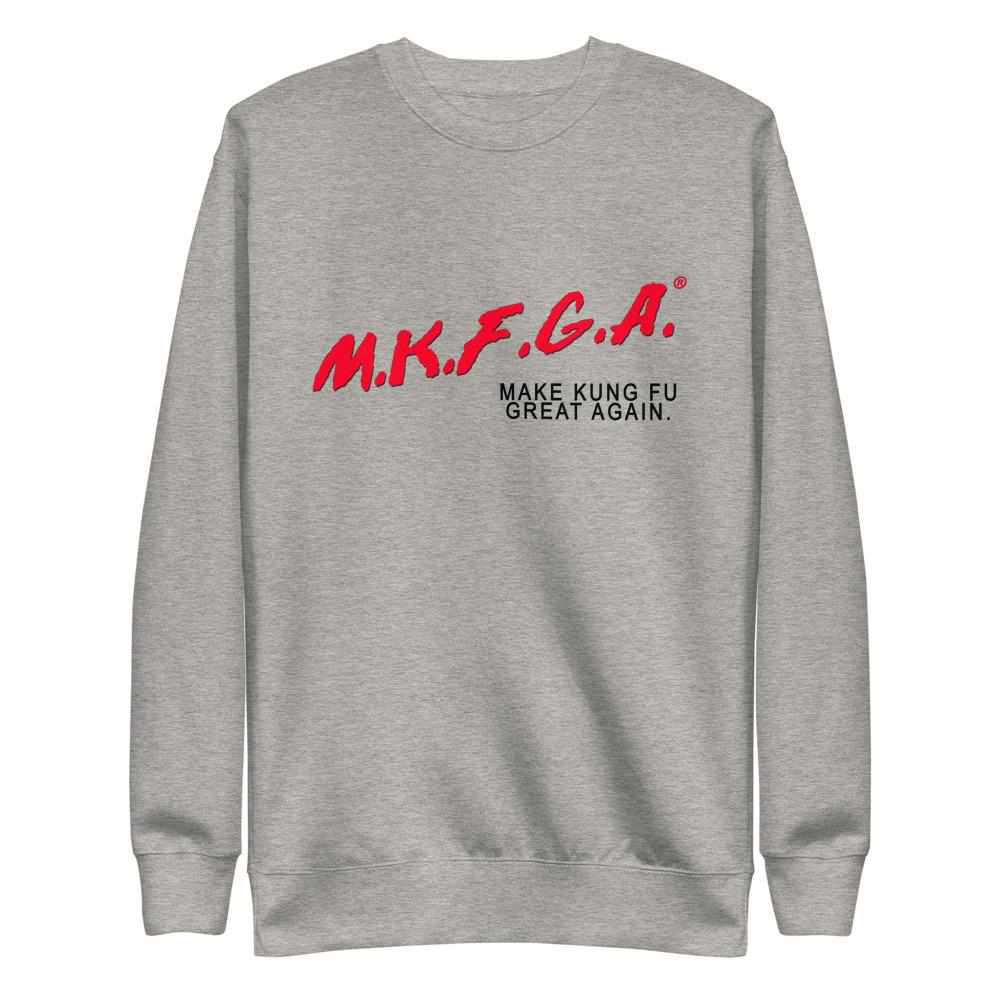 Make Kung Fu Great Again (M.K.F.G.A.) Premium Fleece Pullover Sweater-Hoodies / Sweaters - Dynasty Clothing MMA