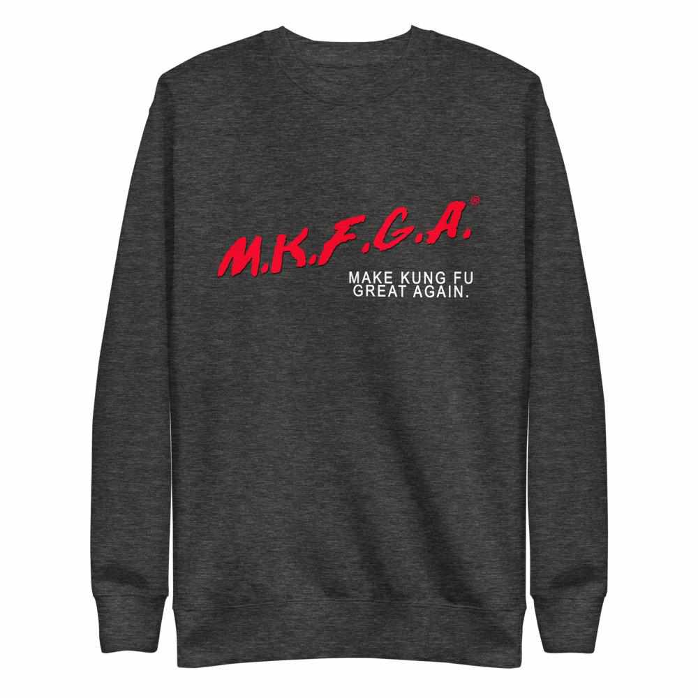 Make Kung Fu Great Again (M.K.F.G.A.) Premium Fleece Pullover Sweater-Hoodies / Sweaters - Dynasty Clothing MMA