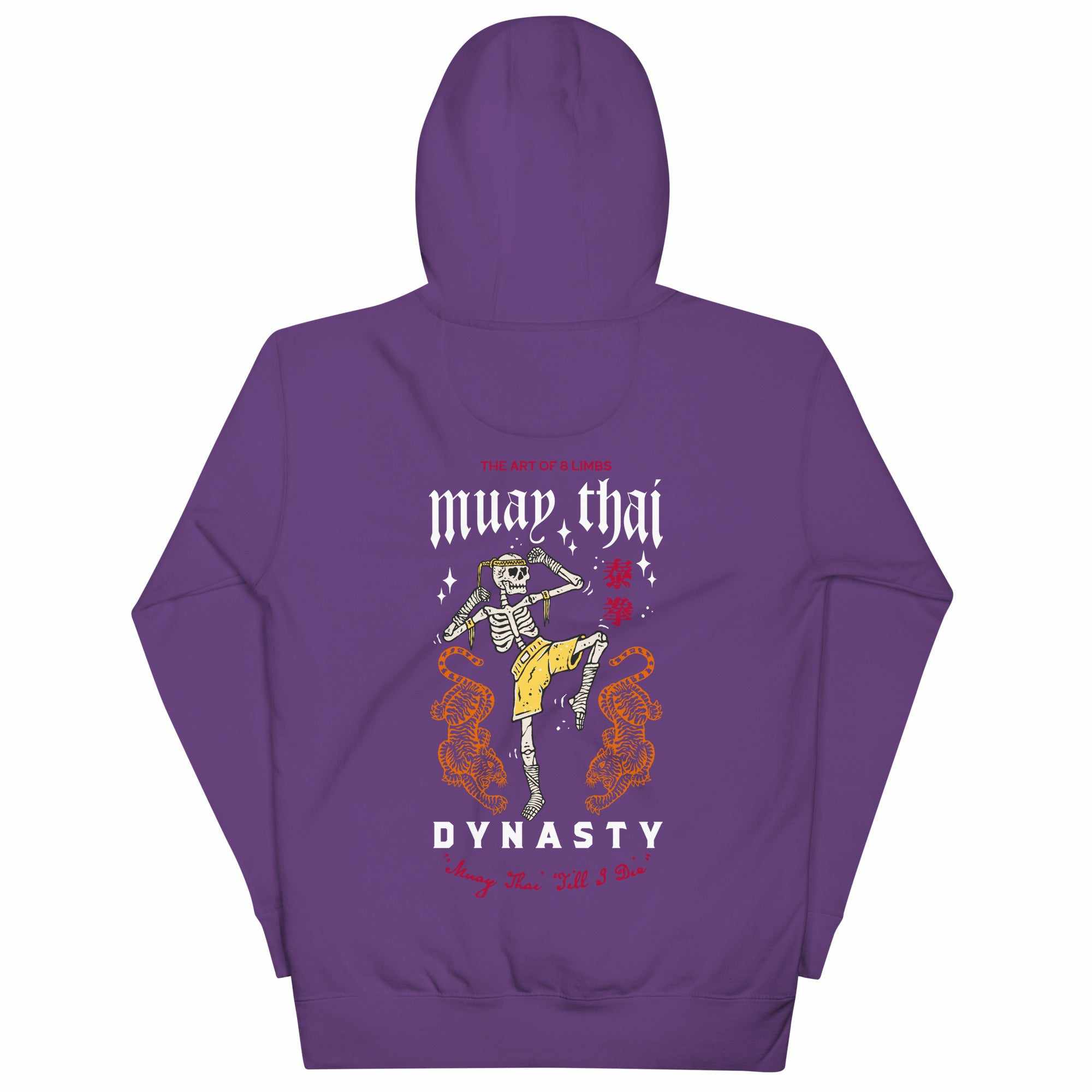 Muay Thai "Till I Die" Premium Hoodie (Dark)-Hoodies / Sweaters - Dynasty Clothing MMA
