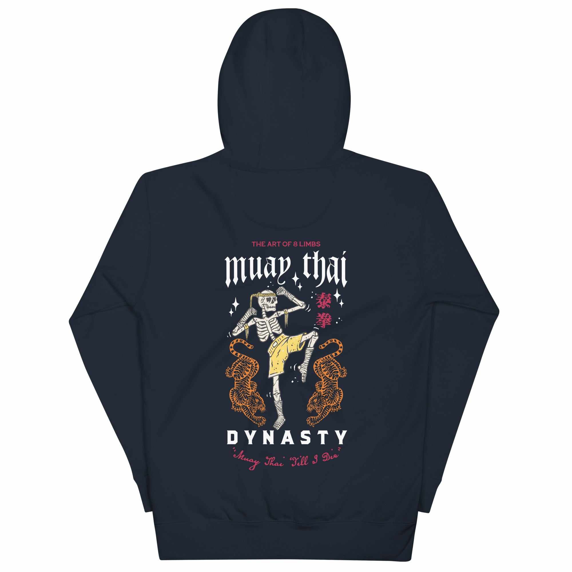 Muay Thai "Till I Die" Premium Hoodie (Dark)-Hoodies / Sweaters - Dynasty Clothing MMA