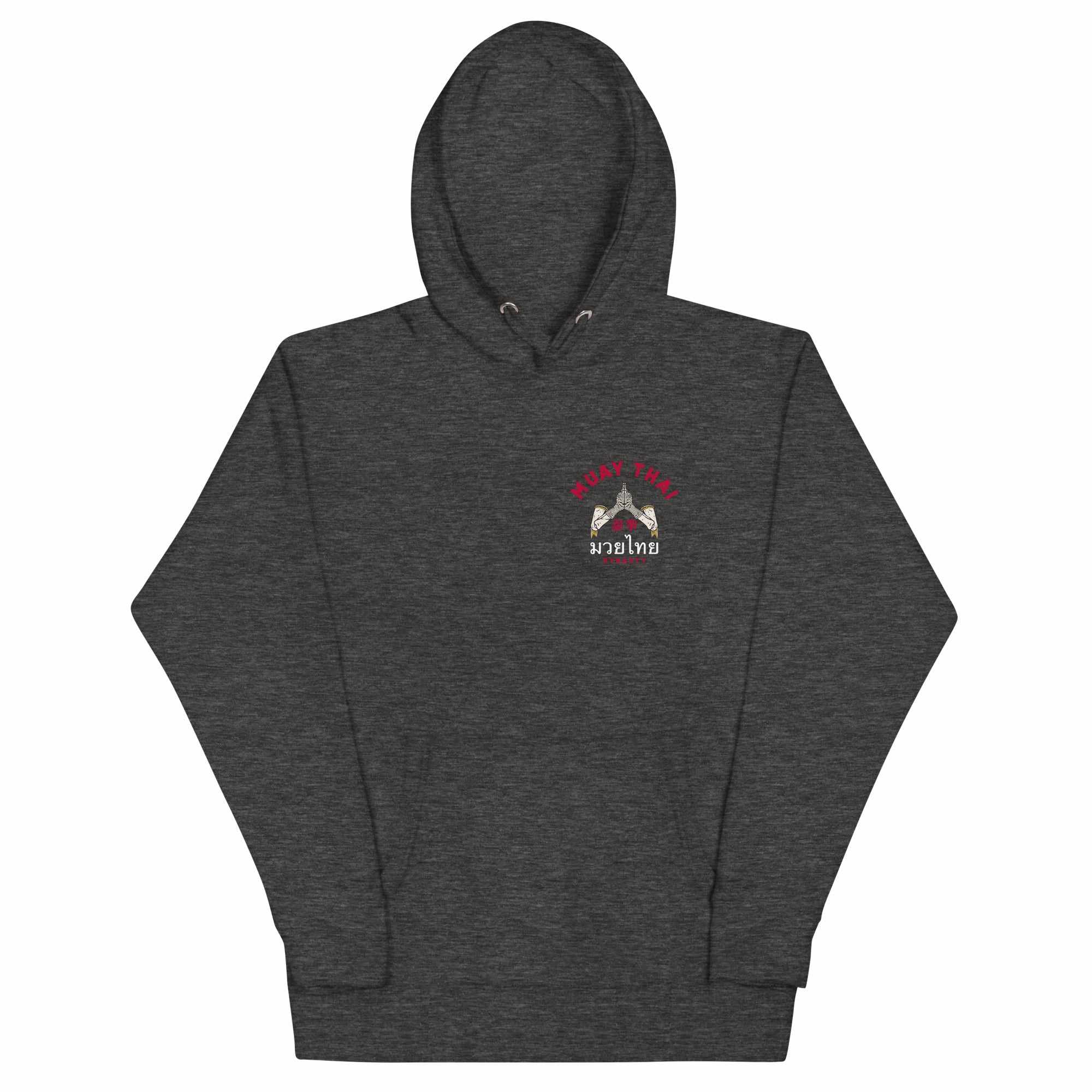 Muay Thai "Till I Die" Premium Hoodie (Dark)-Hoodies / Sweaters - Dynasty Clothing MMA