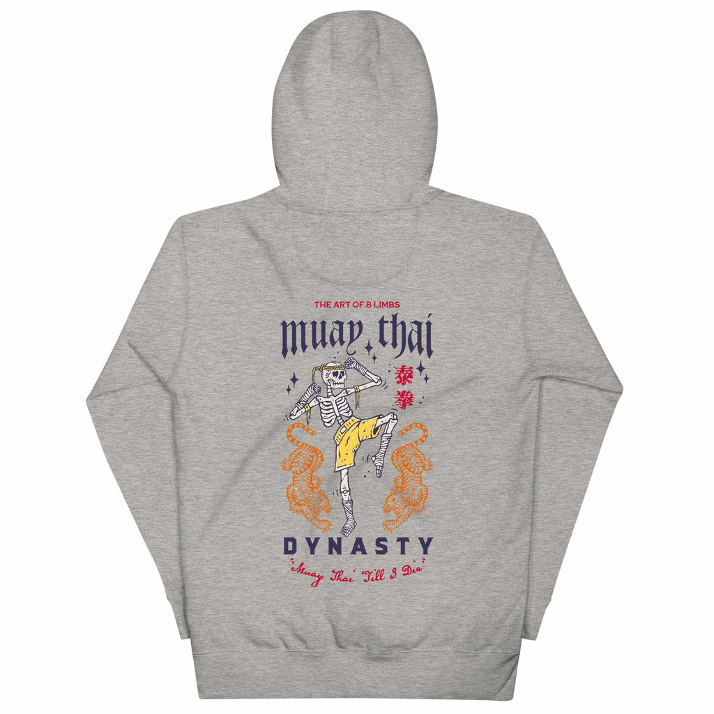 Muay Thai "Till I Die" Premium Hoodie (Light)-Hoodies / Sweaters - Dynasty Clothing MMA