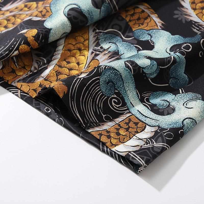 Neo Brawler Dragon Skies Hawaiian Beach Shirt-Neo Dynasty - Dynasty Clothing MMA