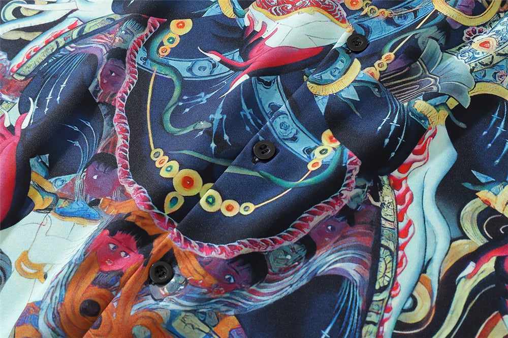 Neo Brawler Guardian Hawaiian Beach Shirt-Neo Dynasty - Dynasty Clothing MMA