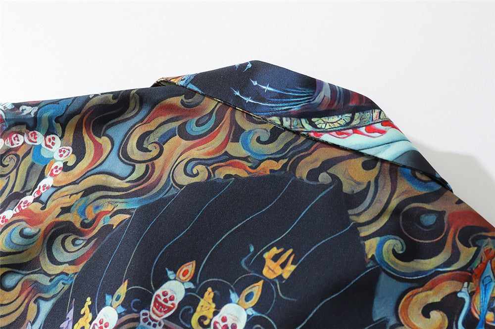 Neo Brawler Guardian Hawaiian Beach Shirt-Neo Dynasty - Dynasty Clothing MMA