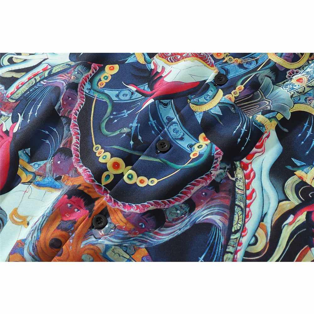 Neo Brawler Guardian Hawaiian Beach Shirt-Neo Dynasty - Dynasty Clothing MMA