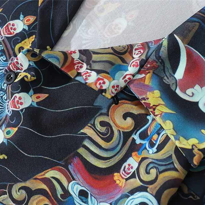 Neo Brawler Guardian Hawaiian Beach Shirt-Neo Dynasty - Dynasty Clothing MMA