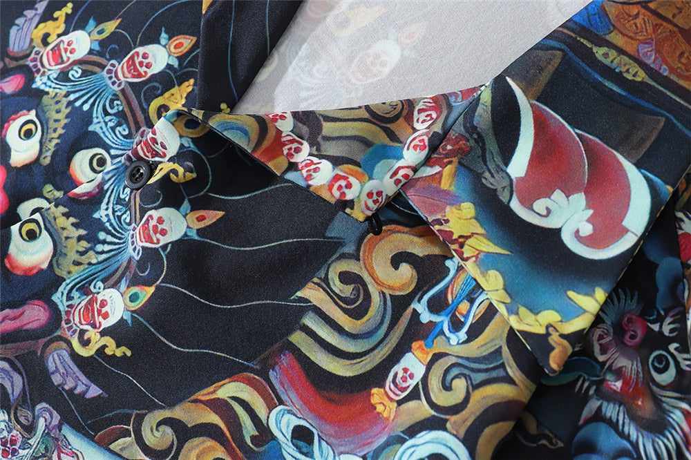 Neo Brawler Guardian Hawaiian Beach Shirt-Neo Dynasty - Dynasty Clothing MMA