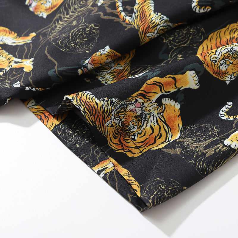 Neo Brawler Tiger Mountain Hawaiian Beach Shirt-Neo Dynasty - Dynasty Clothing MMA