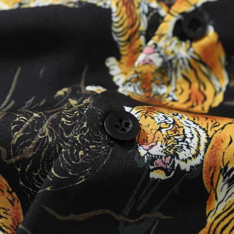 Neo Brawler Tiger Mountain Hawaiian Beach Shirt-Neo Dynasty - Dynasty Clothing MMA