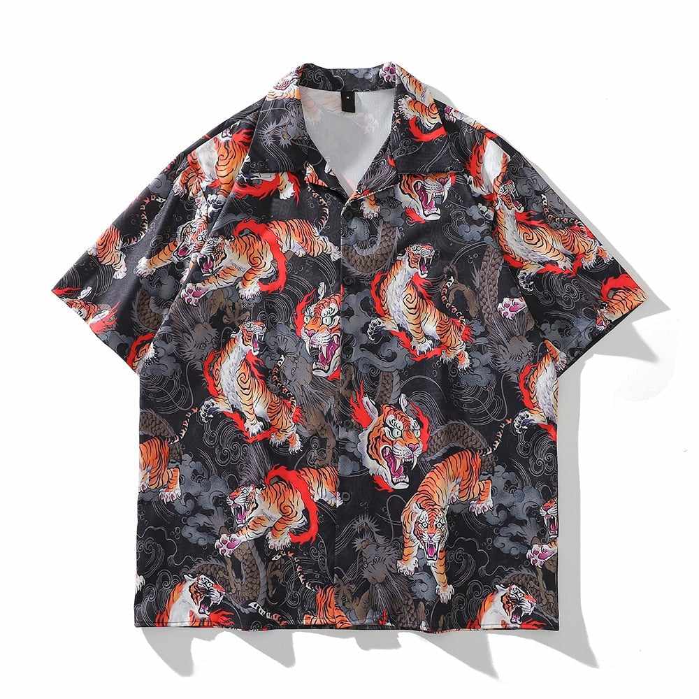 Neo Brawler Tiger Torrent Hawaiian Beach Shirt-Neo Dynasty - Dynasty Clothing MMA