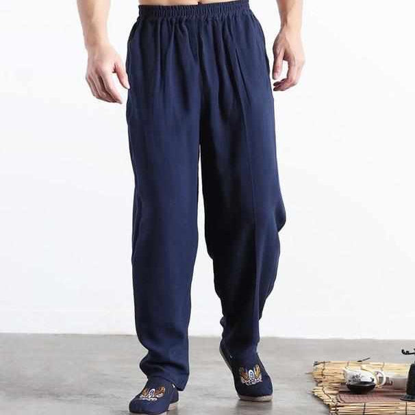 Neo Classic Kung Fu Elastic Loose Trousers-Neo Dynasty - Dynasty Clothing MMA