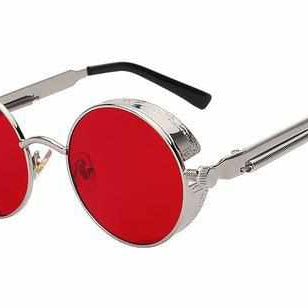 Neo Kung Fu Vintage Retro Round Ornate Sunglasses-Neo Accessories - Dynasty Clothing MMA
