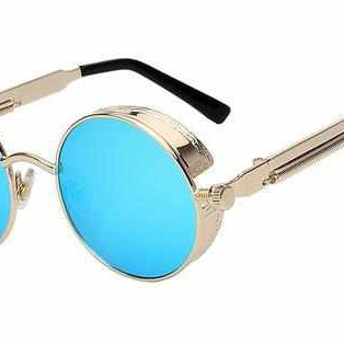 Neo Kung Fu Vintage Retro Round Ornate Sunglasses-Neo Accessories - Dynasty Clothing MMA