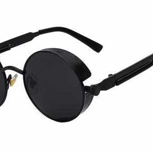 Neo Kung Fu Vintage Retro Round Ornate Sunglasses-Neo Accessories - Dynasty Clothing MMA
