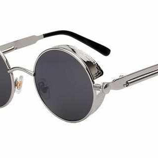 Neo Kung Fu Vintage Retro Round Ornate Sunglasses-Neo Accessories - Dynasty Clothing MMA