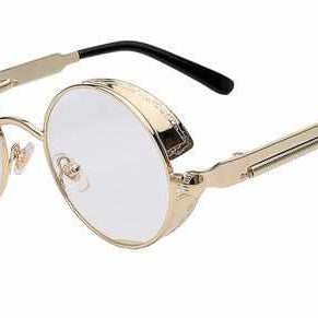 Neo Kung Fu Vintage Retro Round Ornate Sunglasses-Neo Accessories - Dynasty Clothing MMA