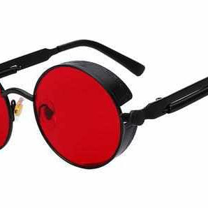 Neo Kung Fu Vintage Retro Round Ornate Sunglasses-Neo Accessories - Dynasty Clothing MMA