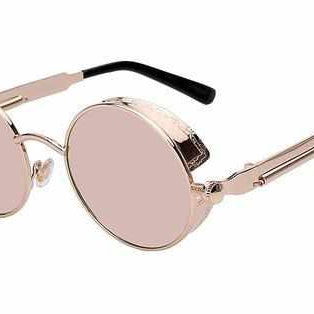 Neo Kung Fu Vintage Retro Round Ornate Sunglasses-Neo Accessories - Dynasty Clothing MMA