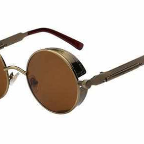 Neo Kung Fu Vintage Retro Round Ornate Sunglasses-Neo Accessories - Dynasty Clothing MMA