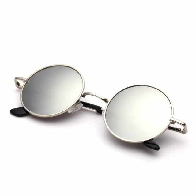 Neo Kung Fu Vintage Retro Round Slim Sunglasses-Neo Accessories - Dynasty Clothing MMA