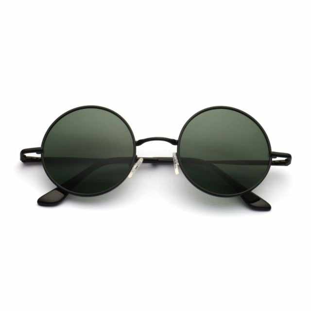 Neo Kung Fu Vintage Retro Round Slim Sunglasses-Neo Accessories - Dynasty Clothing MMA