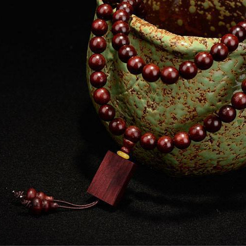 Neo Natural Sandalwood Premium Hand Made Prayer Bracelet Necklace-Neo Accessories - Dynasty Clothing MMA