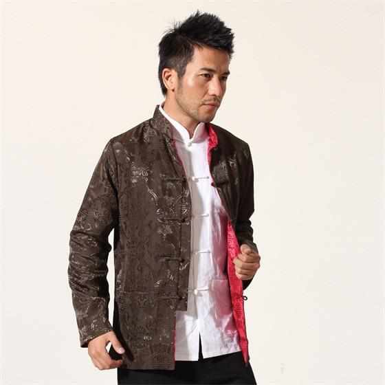 Neo Reversible Kung Fu Brocade Jacket-Neo Dynasty - Dynasty Clothing MMA